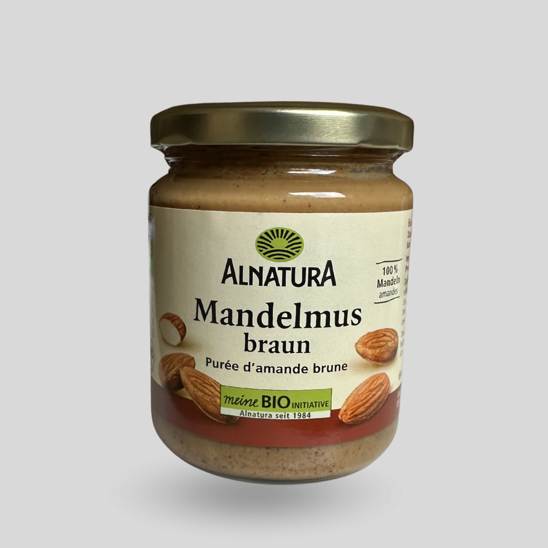 Purée d'amande complet 100% bio – زبدة اللوز البني الطبيعية