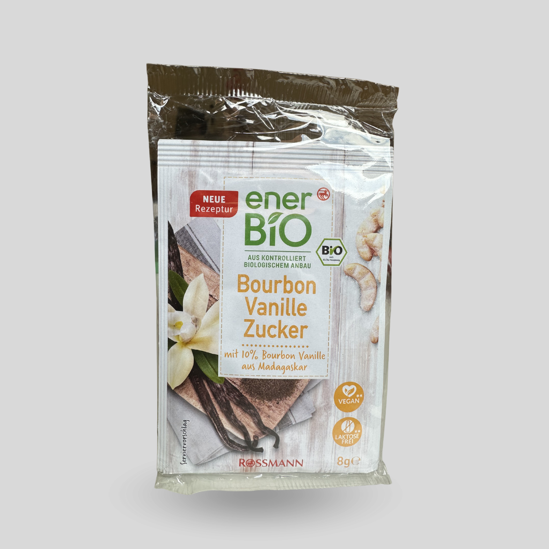 Sucre Vanillé Bourbon Bio Vanille de Madagascar 4 sachets de 8g سكر فانيليا البوربون العضوي