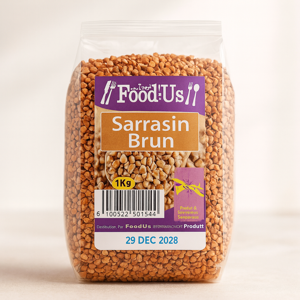 Graines de sarrasin complet 1kg sans gluten