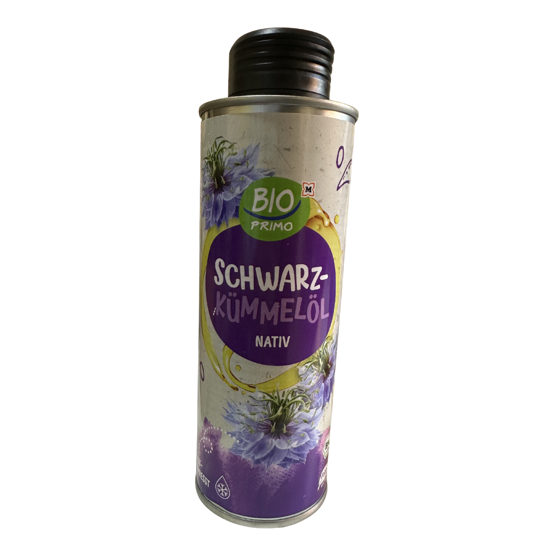 Huile de Nigelle Bio Vierge - Pressée à Froid 250ml -زيت الحبة السوداء (حبة البركة)