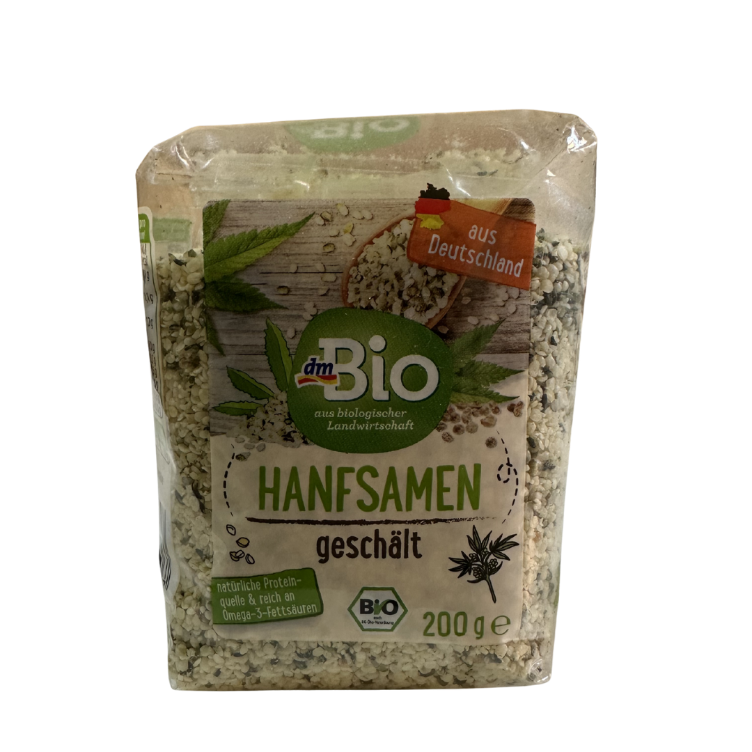 Graines de Chanvre Décortiquées Bio - Riches en Protéines & Oméga-3 - 200g- بذور القنب العضوية المقشرة