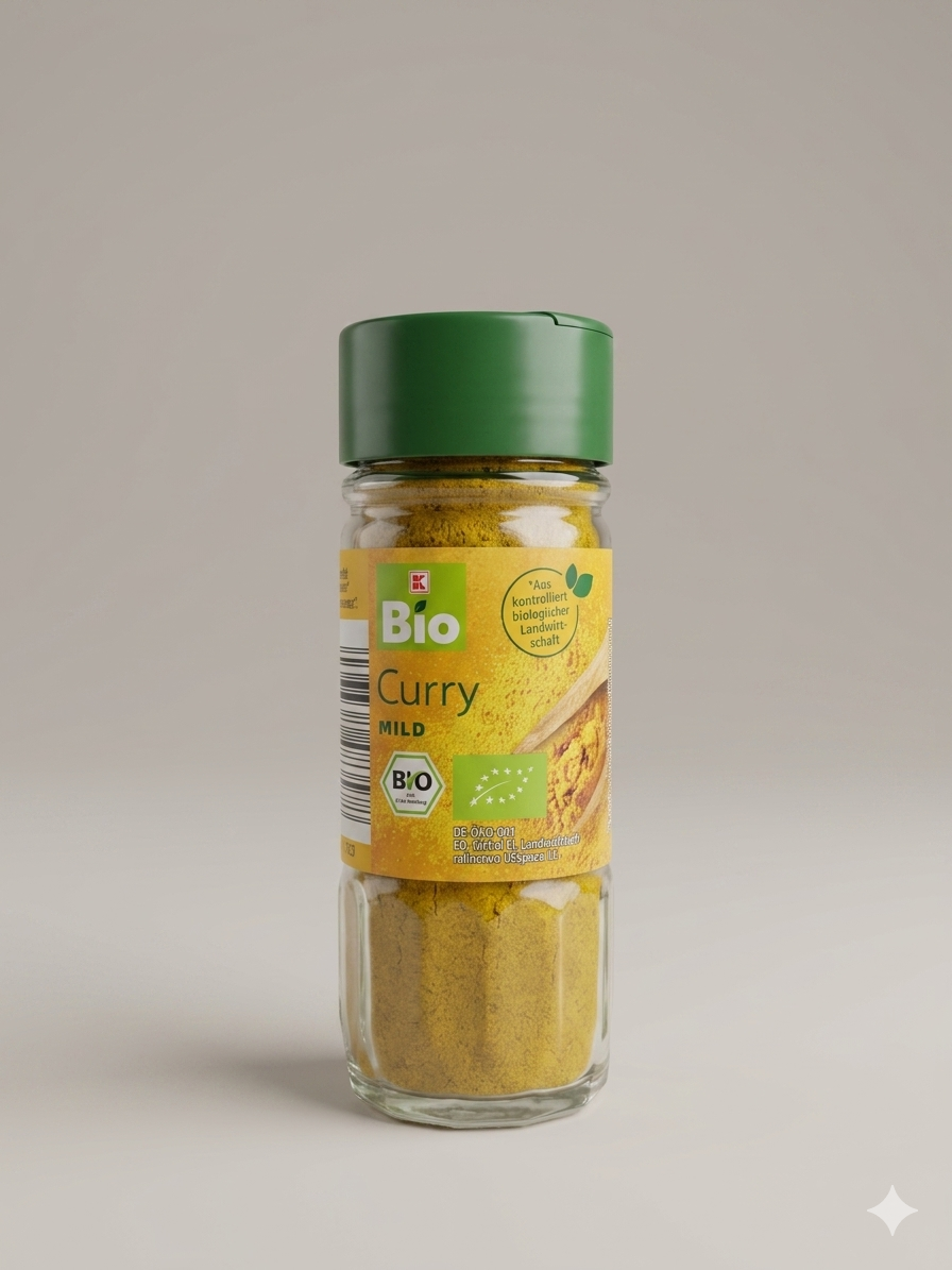 Poudre de Curry Doux Biologique 40g بهار الكاري العضوي
