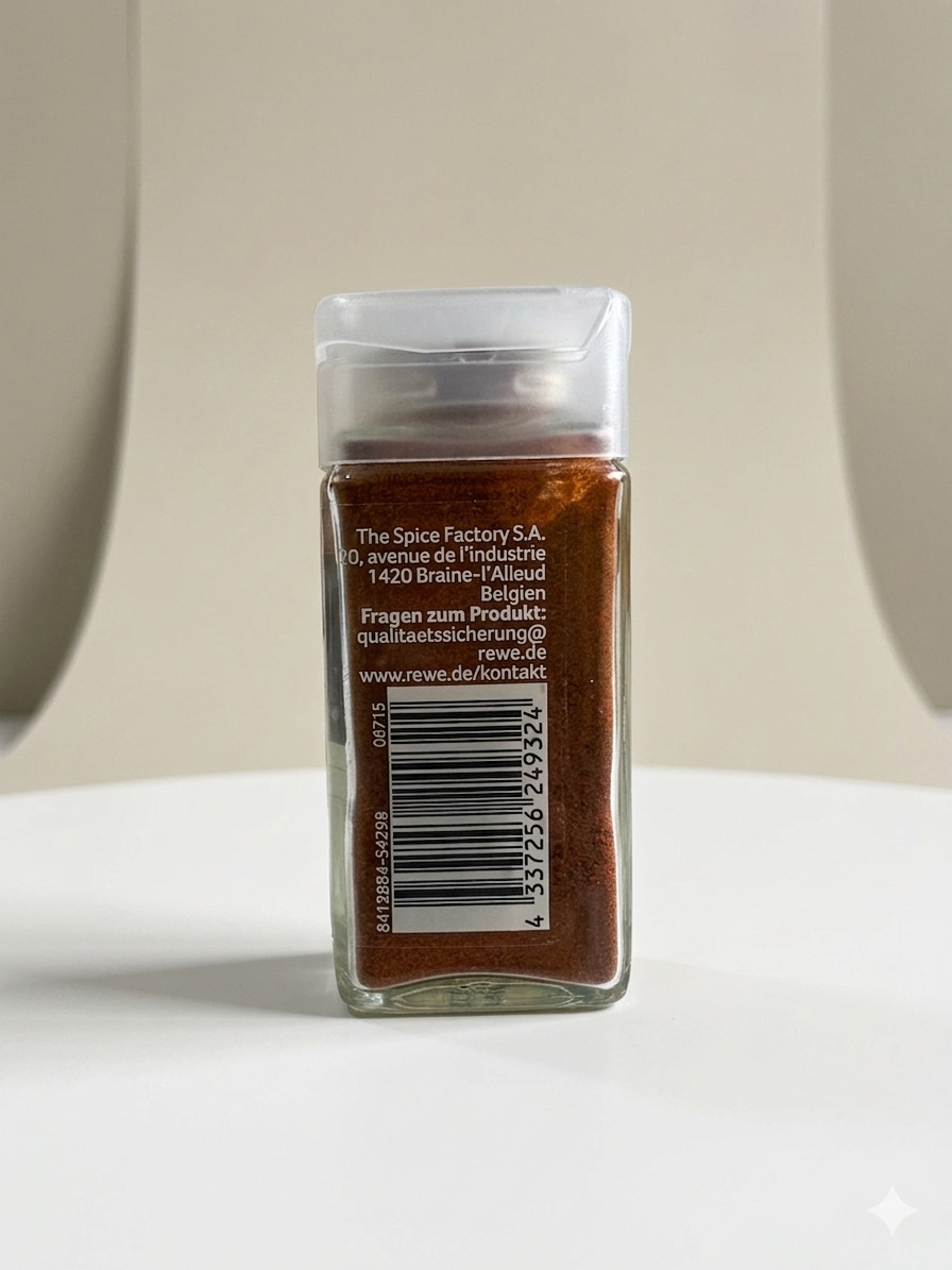 Poivre de Cayenne Moulu REWE Beste Wahl - 39g فلفل كايين حار مطحون من ريوي - جودة عالية