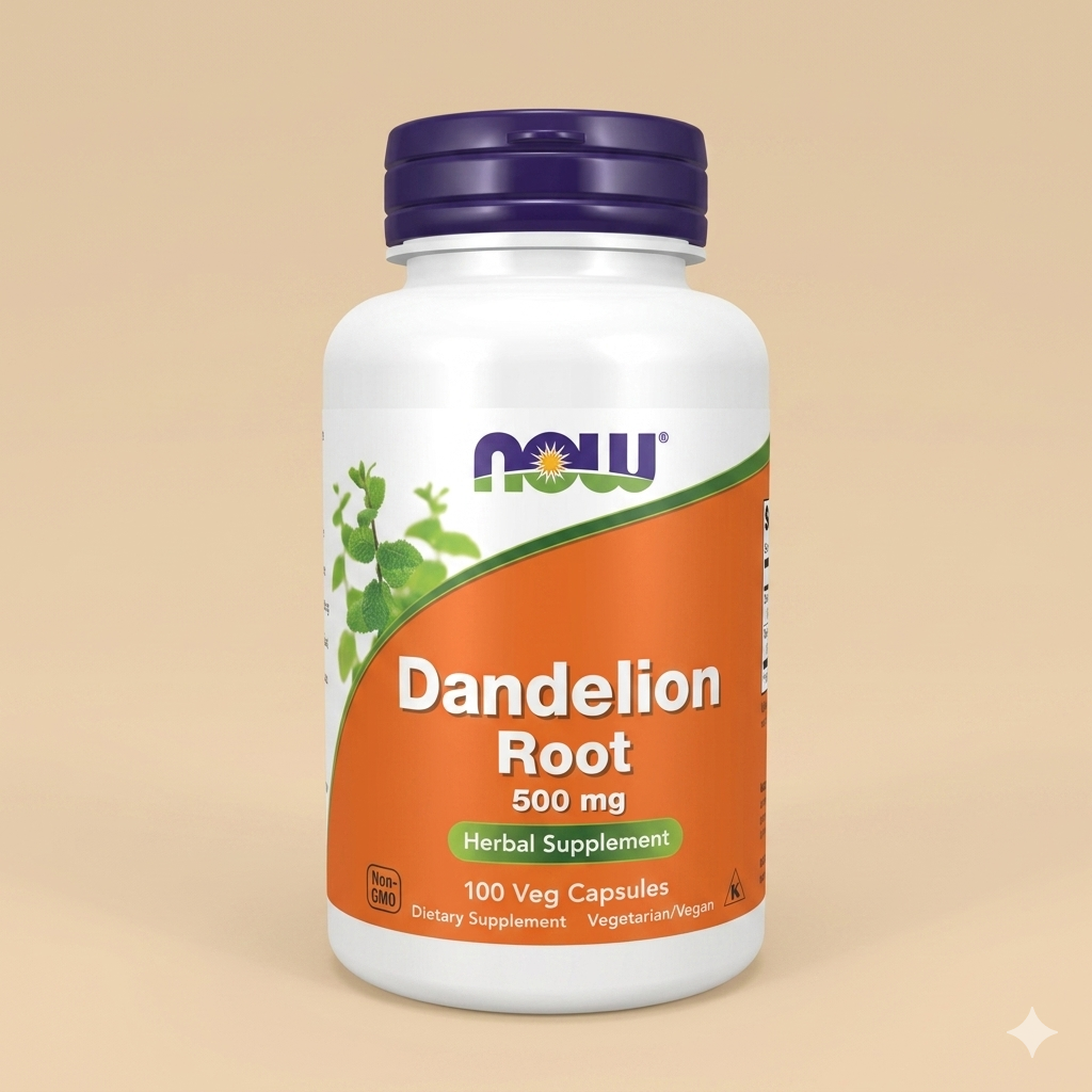 Racine de Pissenlit (Dandelion Root) 500 mg - Détox & Digestion - 100 Gélules Végétales- كبسولات جذور الهندباء