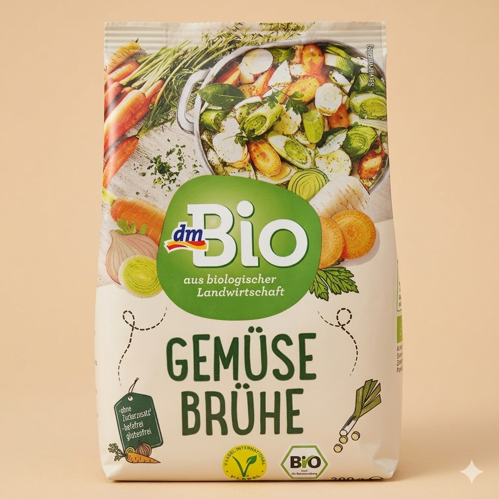 Bouillon de Légumes Bio en Poudre - Sans Levure & Sans Gluten - 290g- مسحوق مرق الخضار العضوي والنباتي