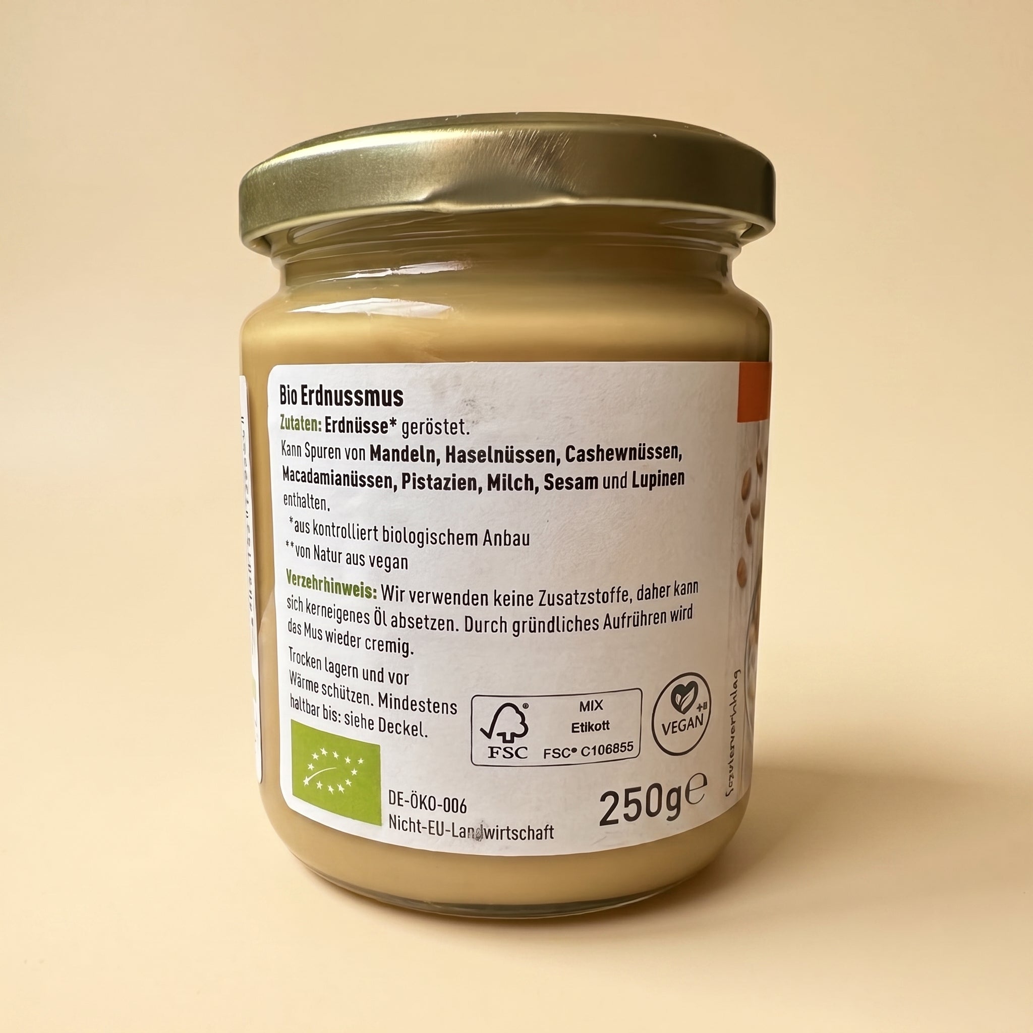 Beurre de Cacahuètes Bio 100% – زبدة الفول السوداني العضوية 100% طبيعية