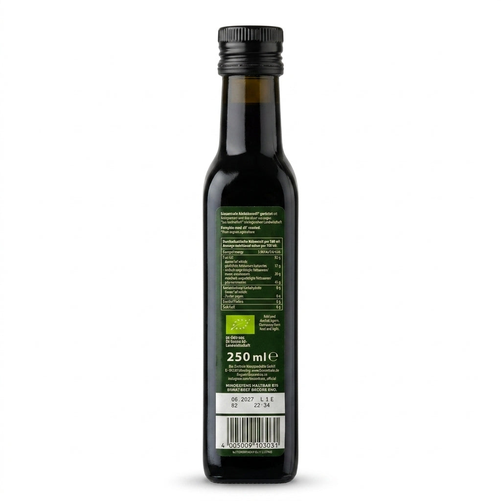 Huile de Pépins de Courge Grillés Bio 250 ml - زيت بذور اليقطين المحمصة العضوي