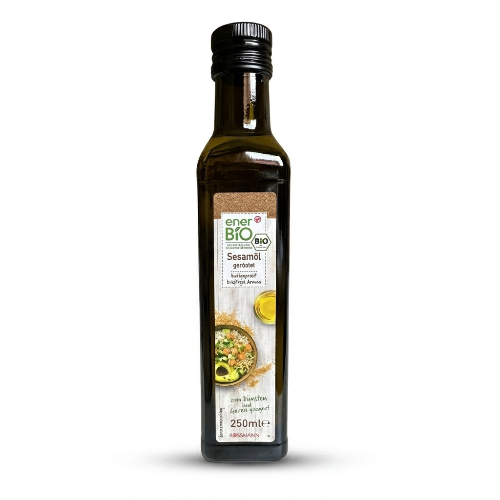 Huile de Sésame Grillé Bio 250ml -زيت السمسم المحمص العضوي