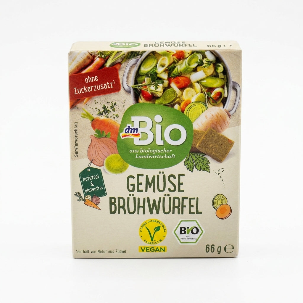 Cubes de Bouillon de Légumes Bio 66g – مكعبات مرق الخضار الطبيعي العضوي
