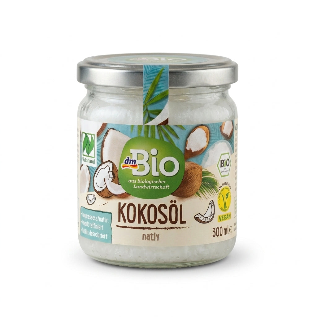 Huile de Coco Bio Native 300g – زيت جوز الهند العضوي بارد وطبيعي