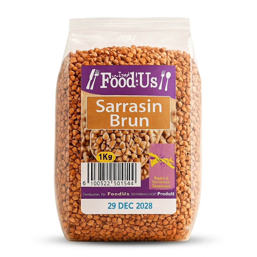 Sarrasin Brun Grains Entiers – الحنطة السوداء الكاملة