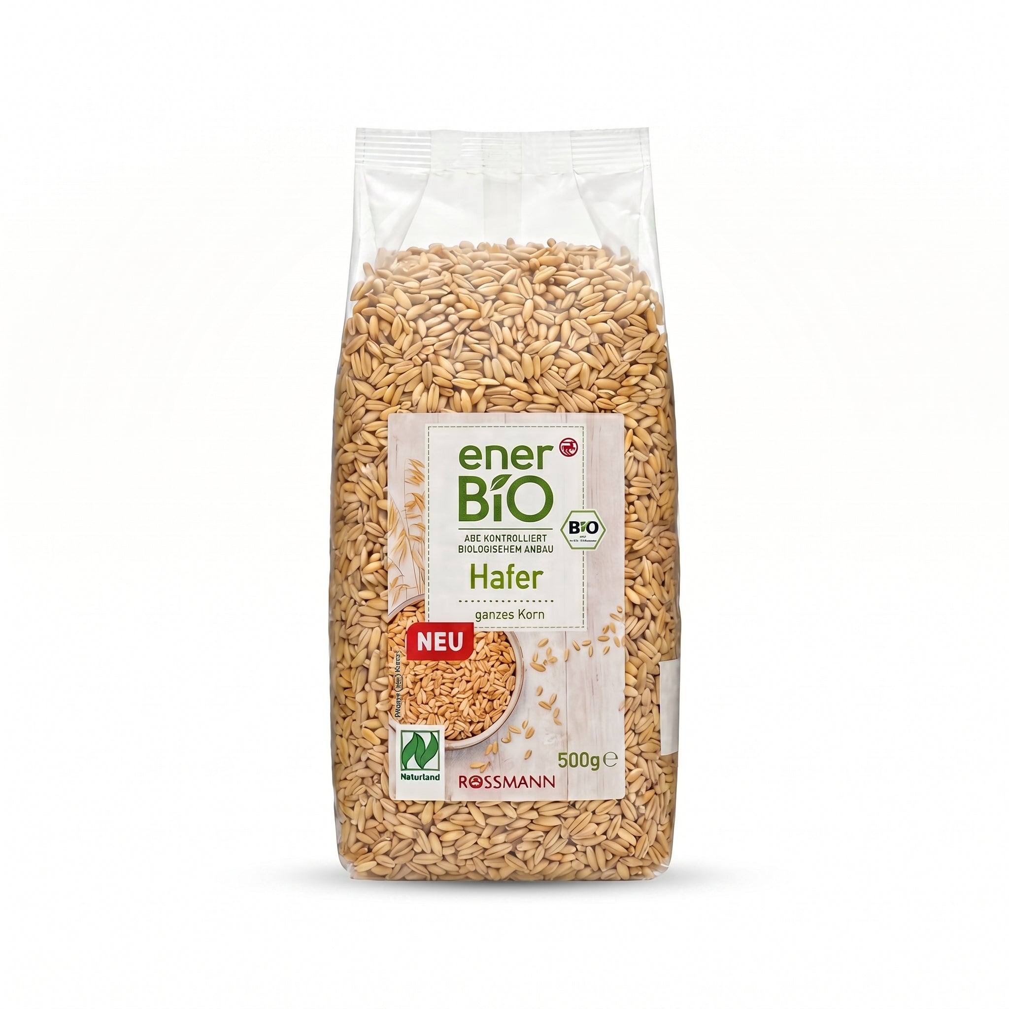 Grains d'Avoine Entière Bio 500g حبوب الشوفان الكاملة العضوية الغنية بالألياف