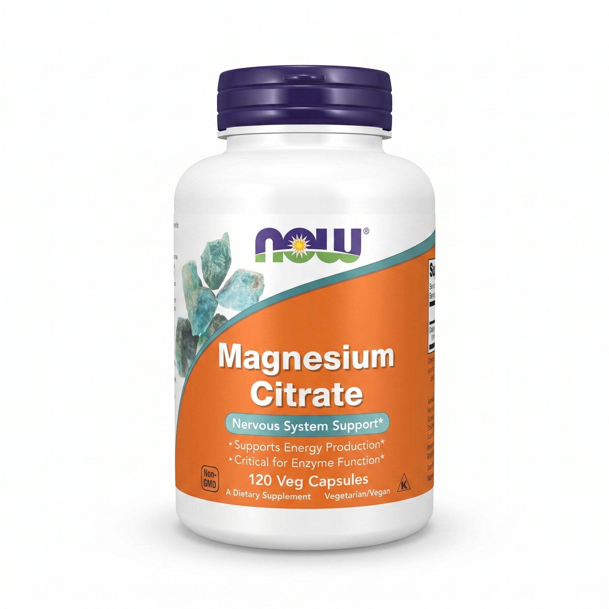Magnésium citrate 400 mg 120 Capsules Soutien du Système Nerveux et Énergie كبسولات المغنيسيوم سترات دعم فائق للجهاز العصبي وإنتاج الطاقة