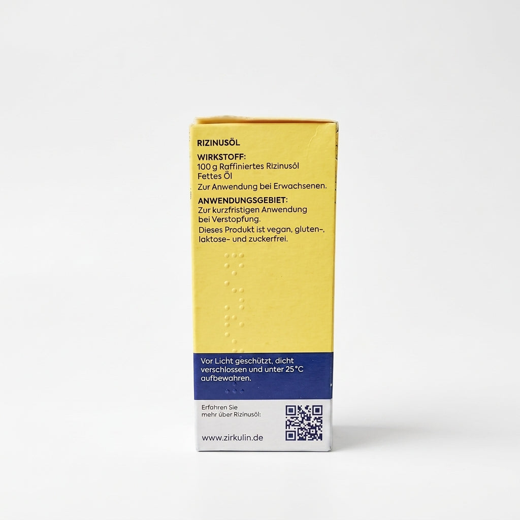Huile de Ricin Pressée a froid 100ml -زيت الخروع الطبيعي