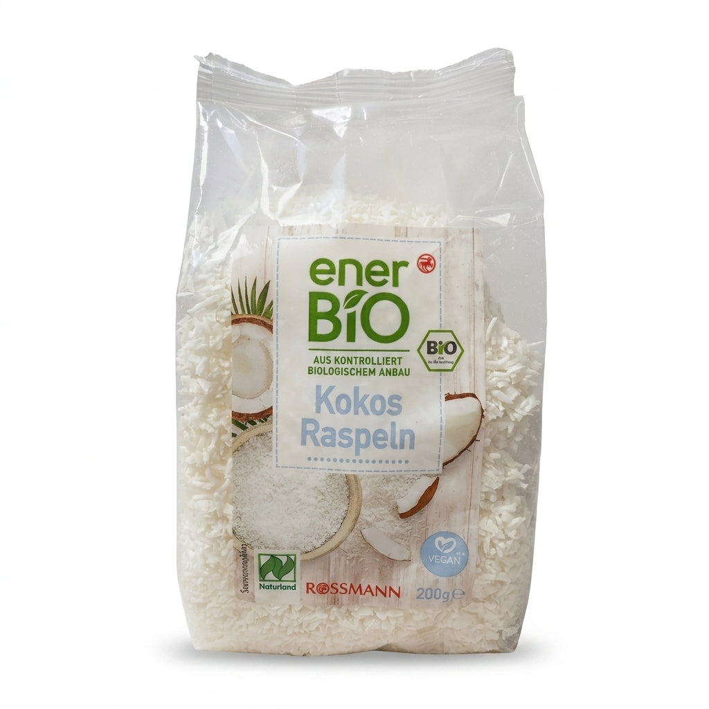 Coco Râpé Bio – 100% Naturel 200g -جوز الهند المبشور العضوي