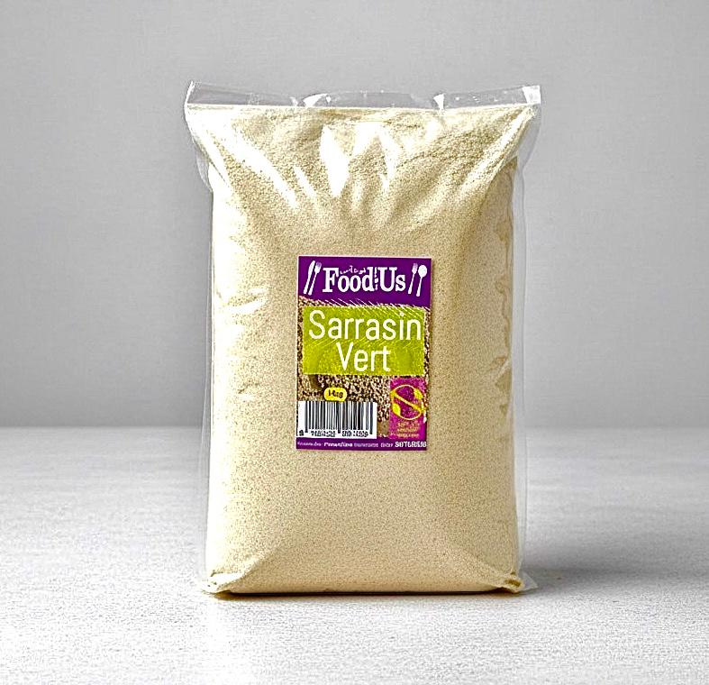 Farine de sarrasin blanche 1kg sans gluten