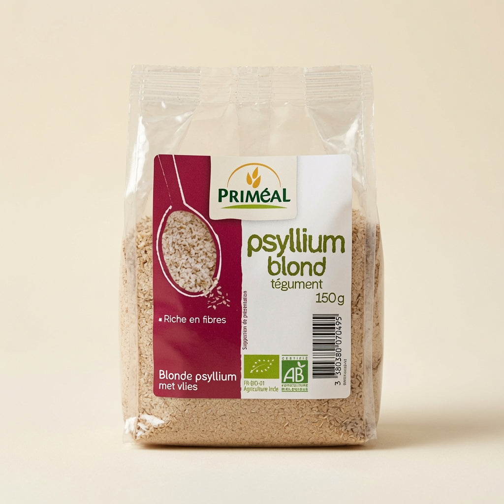 Priméal Psyllium Blond Bio 150g – قشور السيليوم البيضاء العضوية