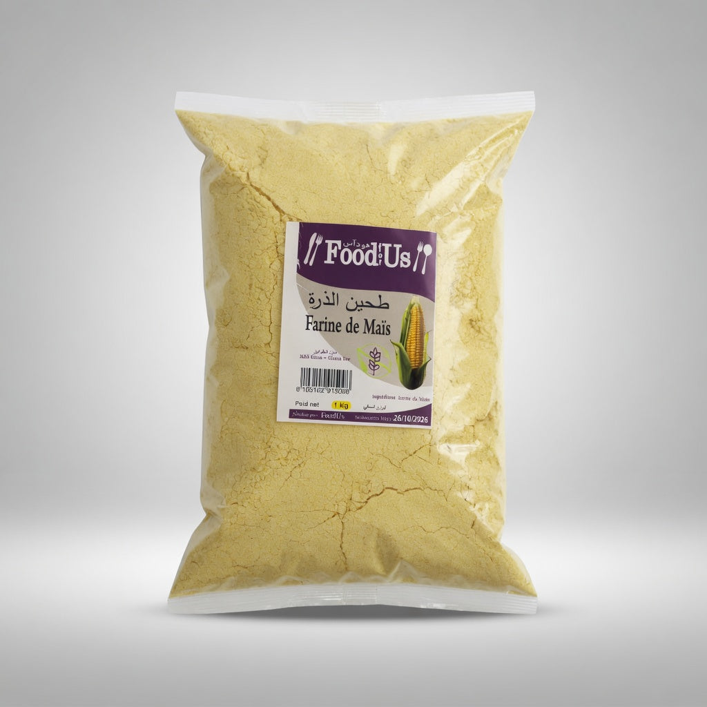 Farine de Maïs Sans Gluten 1kg دقيق الذرة الصفراء