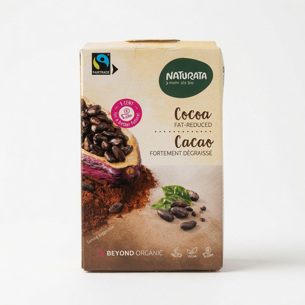 Cacao en Poudre Fortement Dégraissé (Bio & Équitable) مسحوق كاكاو ناتوراتا العضوي قليل الدسم