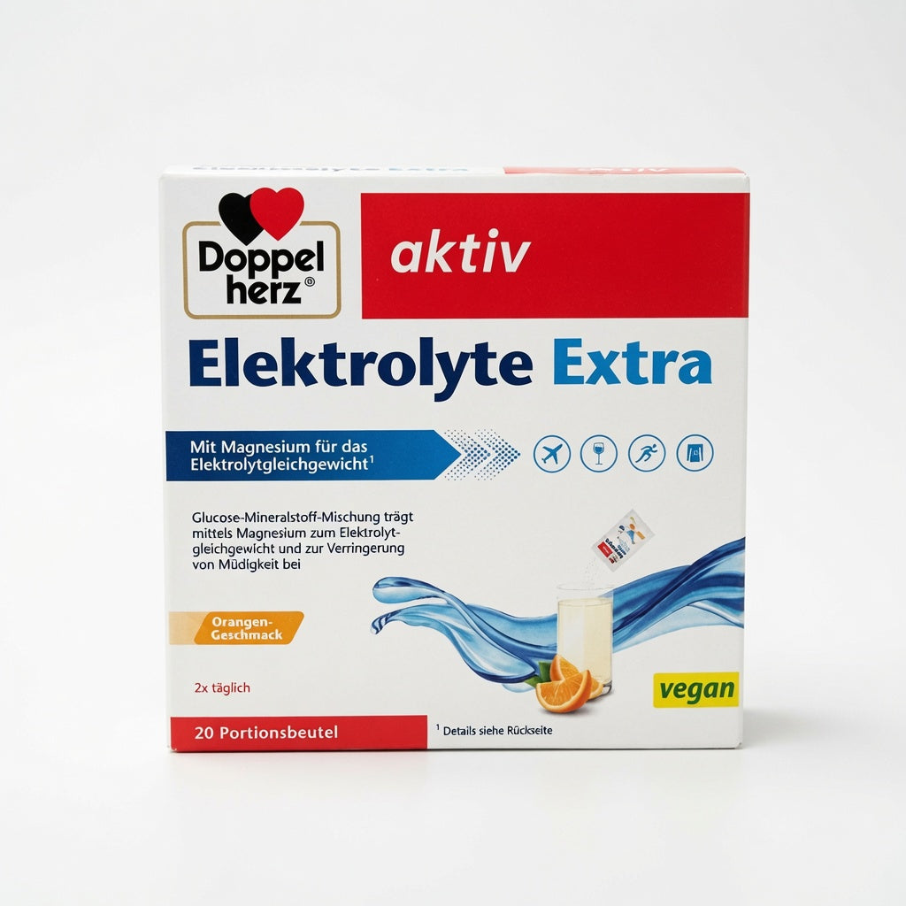 Elektrolyte Boisson à l'Orange 20 Sachets إلكترولايت مشروب المعادن نكهة البرتقال