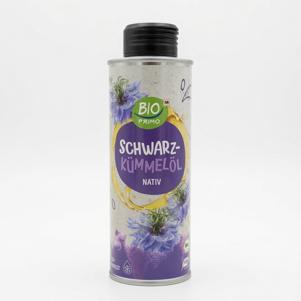 Huile de Nigelle Bio Vierge - Pressée à Froid 250ml -زيت الحبة السوداء (حبة البركة)