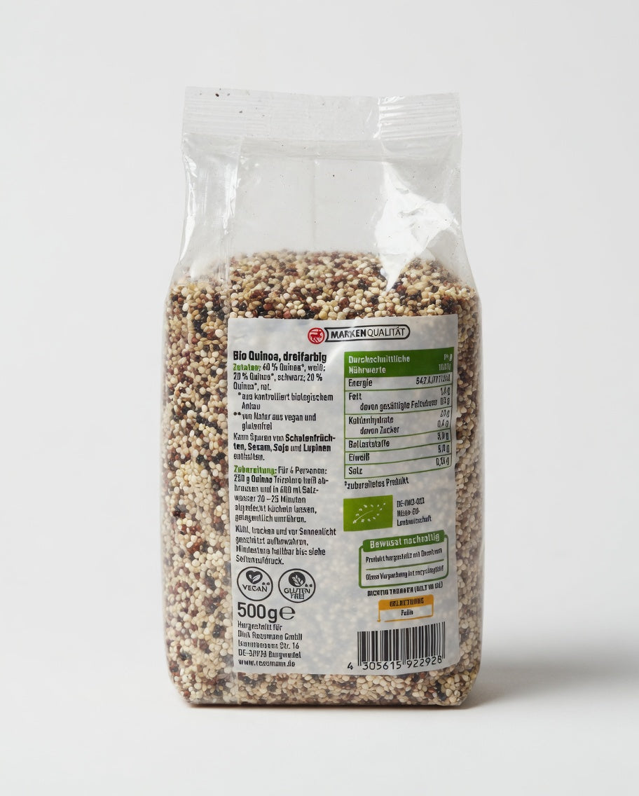 Quinoa Tricolore Bio 500g – كينوا ثلاثية الألوان العضوي
