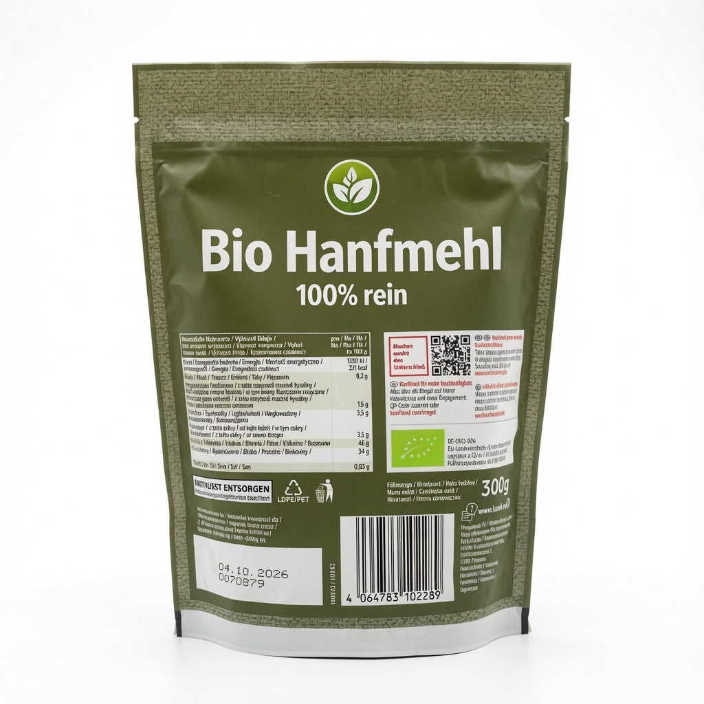 Farine de Chanvre Bio Sans Gluten 300g دقيق القنب العضوي
