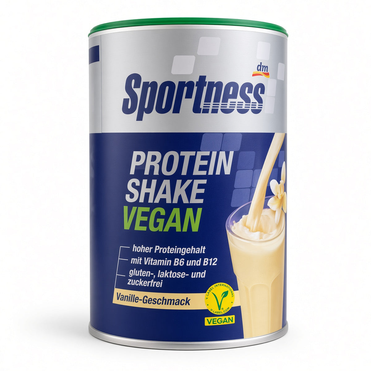 Protein Shake Vegan Vanille – Poudre Protéinée Multi-Sources Végétales enrichie en Vitamines et Minéraux (Boîte de 300 g)-مشروب البروتين النباتي بنكهة الفانيلا