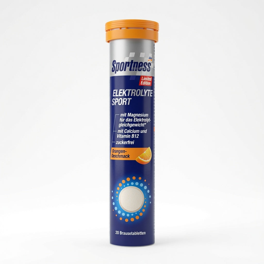 Sportness Elektrolyte Sport – Comprimés Effervescents Goût Orange | أقراص فوارة إلكتروليتات بنكهة البرتقال