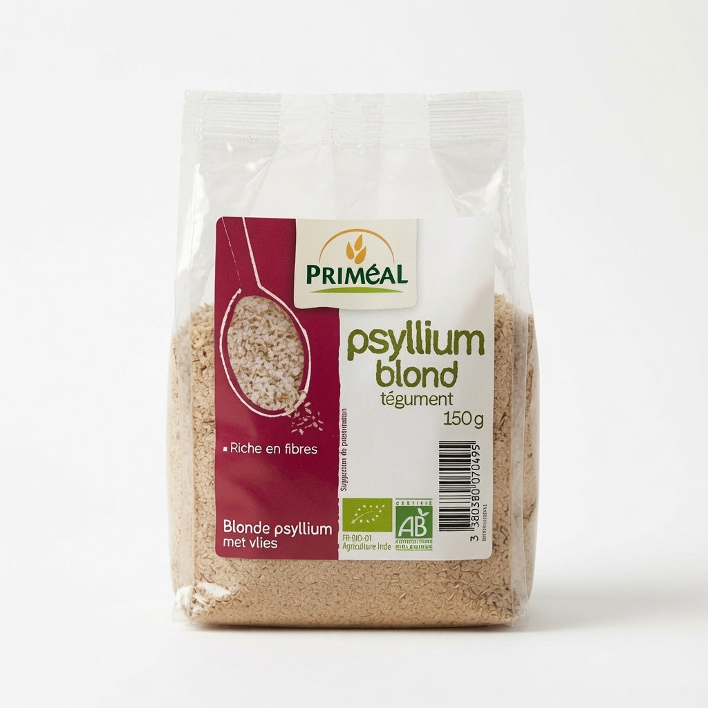 Priméal Psyllium Blond Bio 150g – قشور السيليوم البيضاء العضوية