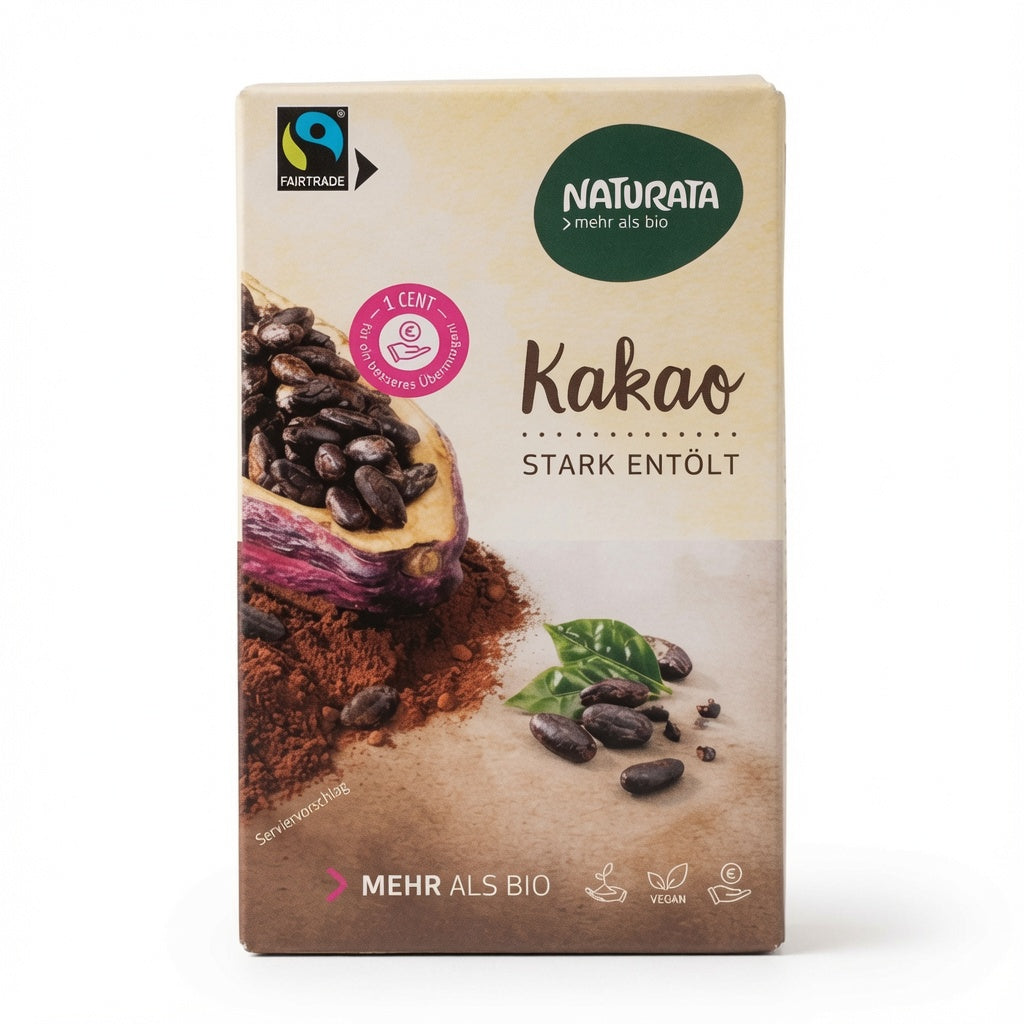 Cacao en Poudre Fortement Dégraissé (Bio & Équitable) مسحوق كاكاو ناتوراتا العضوي قليل الدسم