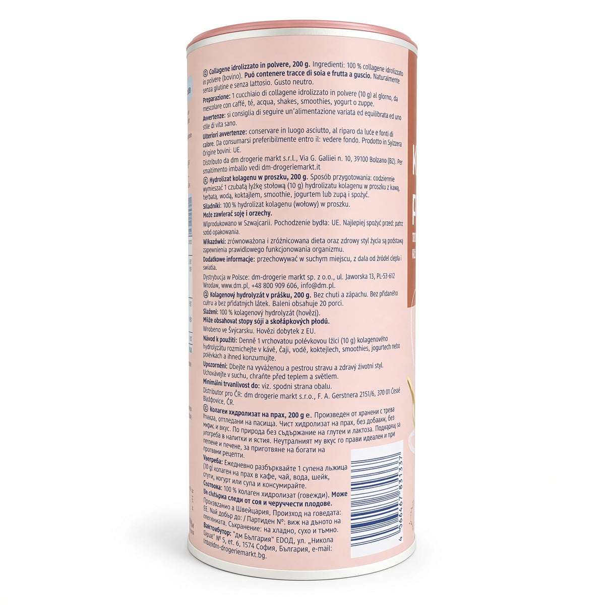 Mivolis Poudre de Collagène – Hydrolysat de Collagène 100 % Pur Bovin Élevé à l'Herbe (Boîte de 200 g)-مسحوق الكولاجين النقّي 100% من ميفوليس