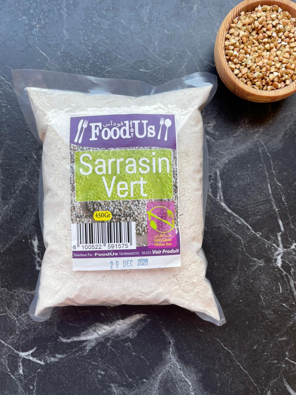 farine de sarrasin blanc 450g