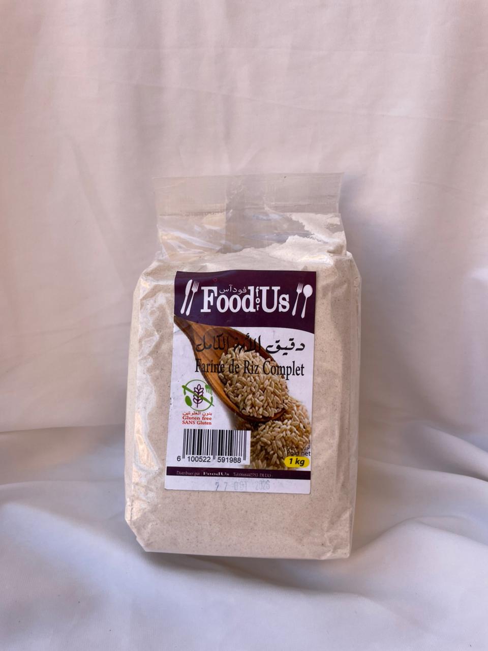 Farine de riz complet 1kg sans gluten