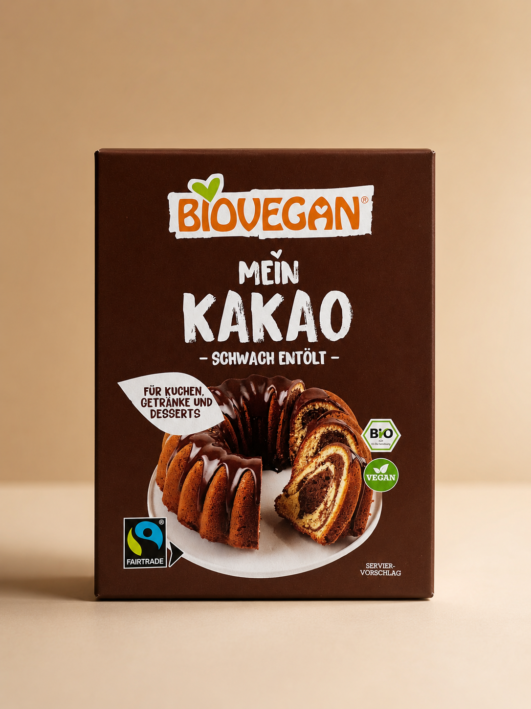 Poudre de Cacao Bio Faiblement Dégraissé  مسحوق كاكاو عضوي نباتي وغني بالنكهة