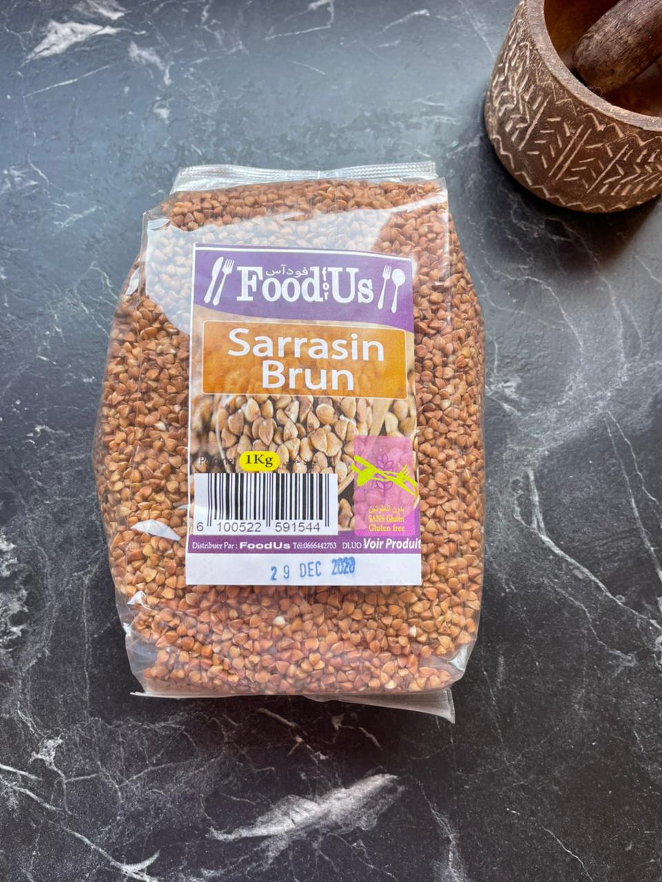 Graines de sarrasin complet 1kg sans gluten