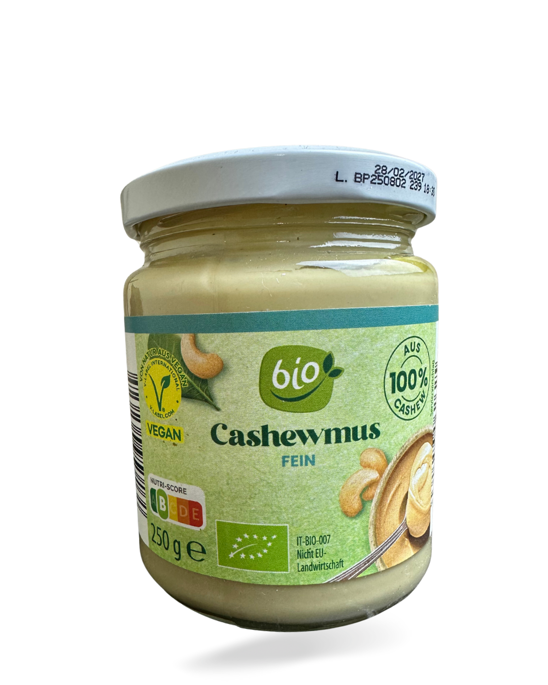 Pate a tartiner 100% Noix de cajou BIO- زبدة الكاجو العضوية الطبيعية