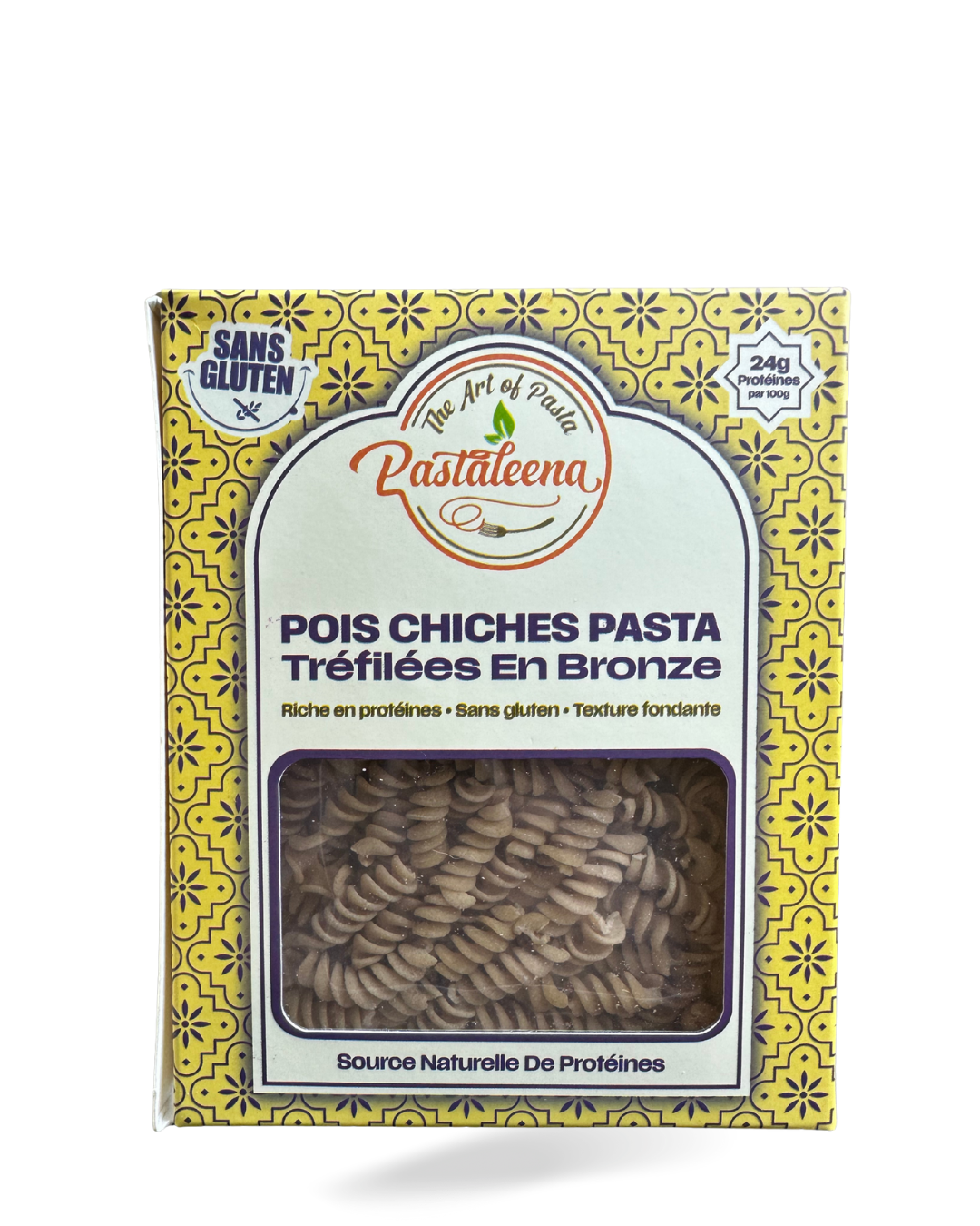 Pâtes aux Pois Chiches Sans Gluten 300g – معكرونة الحمص