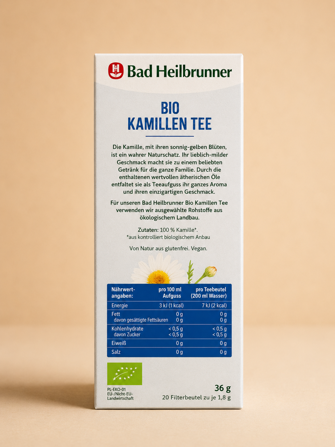 Tisane de Camomille Bio 20 sachets شاي البابونج العضوي النقي