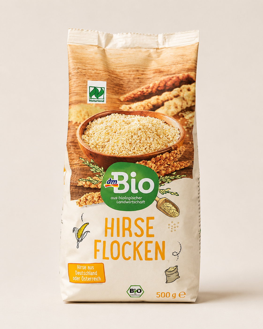 Flocons de Millet Biologique 500 g رقائق إيلان او الدخن العضوية