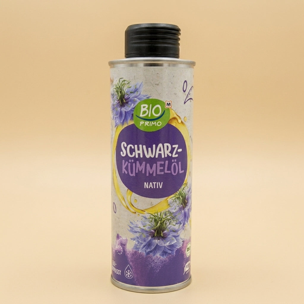 Huile de Nigelle Bio Vierge - Pressée à Froid 250ml -زيت الحبة السوداء (حبة البركة)