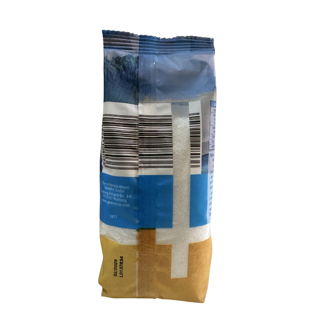 Sel Marin Iodé Fin - Naturellement Sans Gluten - 500g-ملح البحر باليود