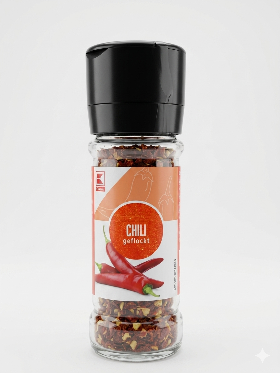 Chilli flex avec Moulin Intégré 40g  شطة حارة  بمطحنة مدمجة