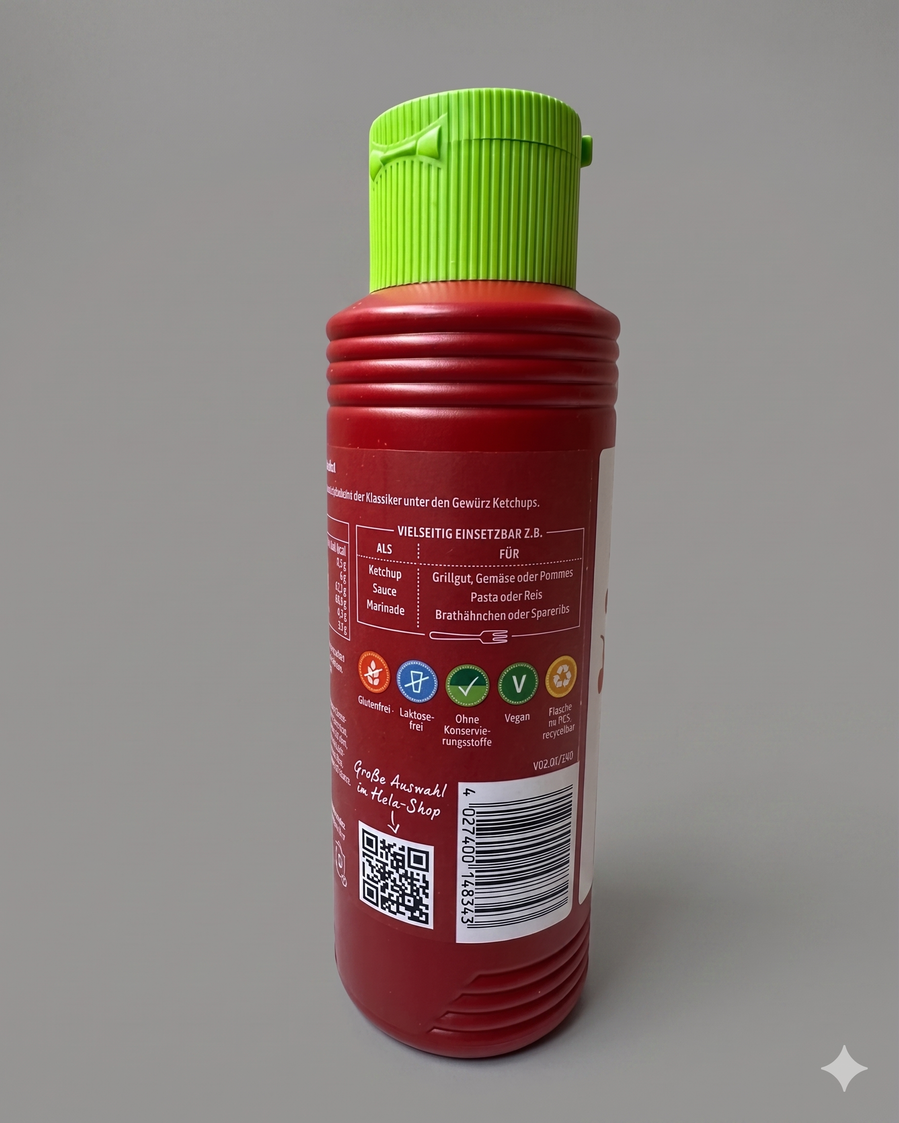 HELA Sauce Curry Ketchup 300ml – كاتشب الكاري الألماني