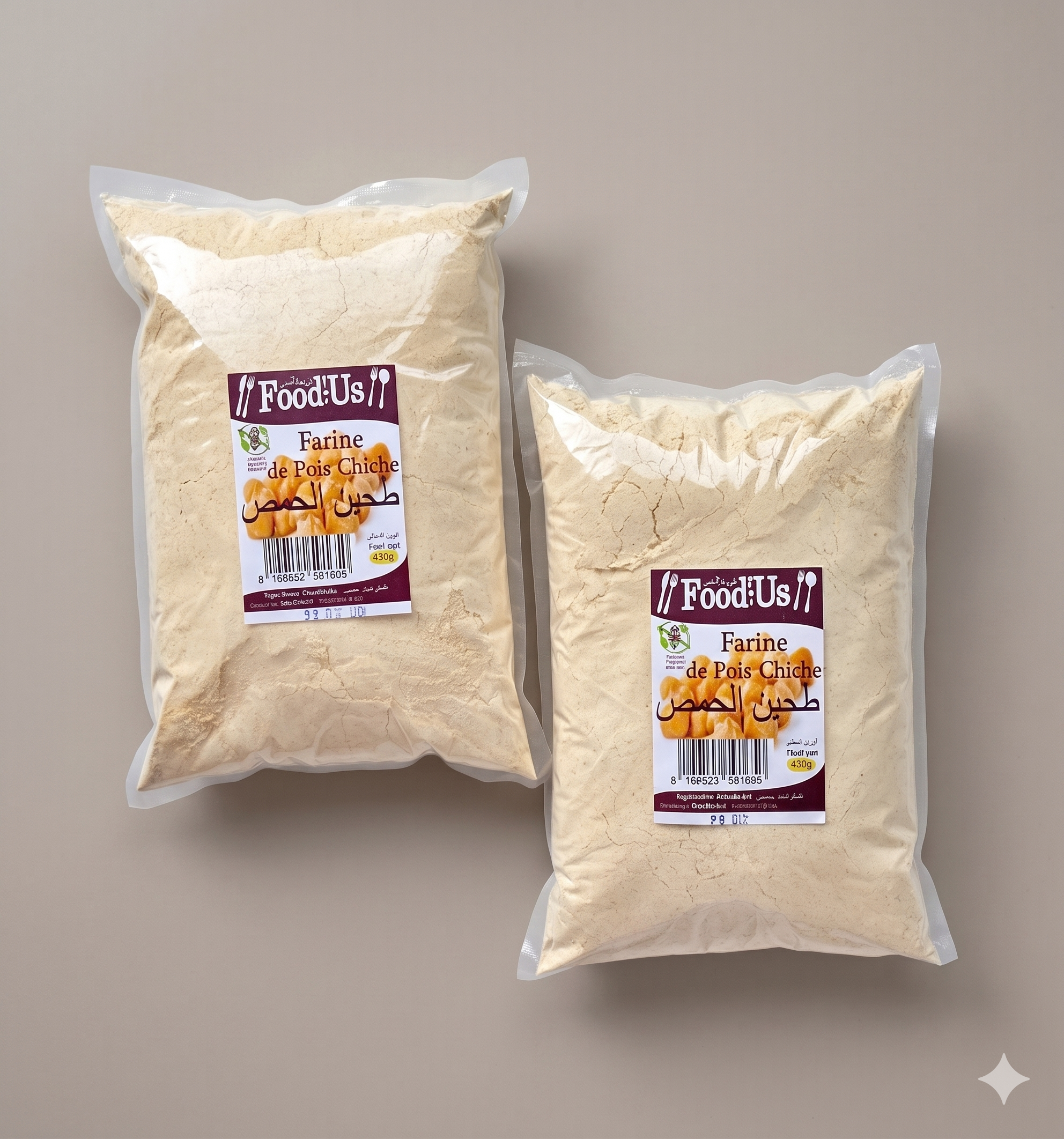 Farine de Pois Chiche Sans Gluten 1kg – طحين الحمص
