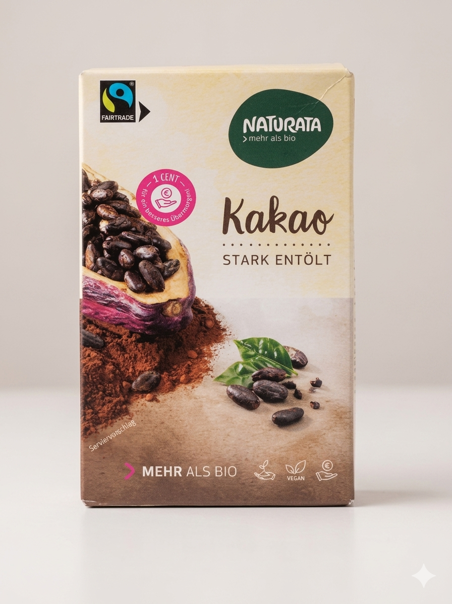 Cacao en Poudre Fortement Dégraissé (Bio & Équitable) مسحوق كاكاو ناتوراتا العضوي قليل الدسم