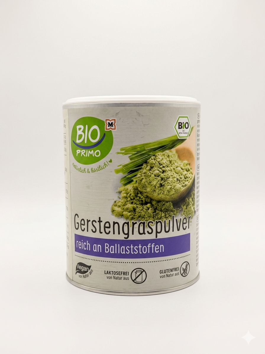Herbe d'Orge Bio en Poudre sans gluten 75g مسحوق عشبة الشعير العضوي النقي بدون غلوتين
