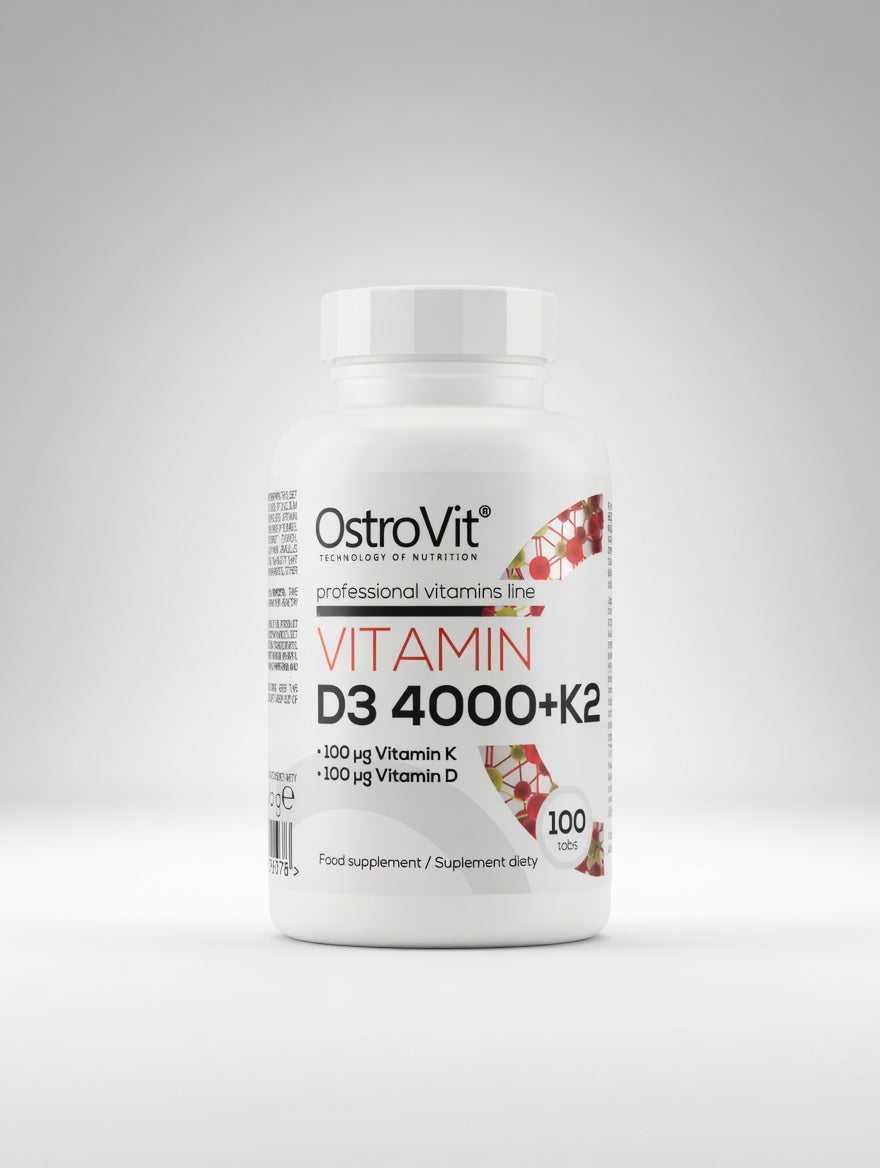 Vitamine D3 4000 UI + K2 100 Comprimés cure de 3 mois فيتامين D + K2