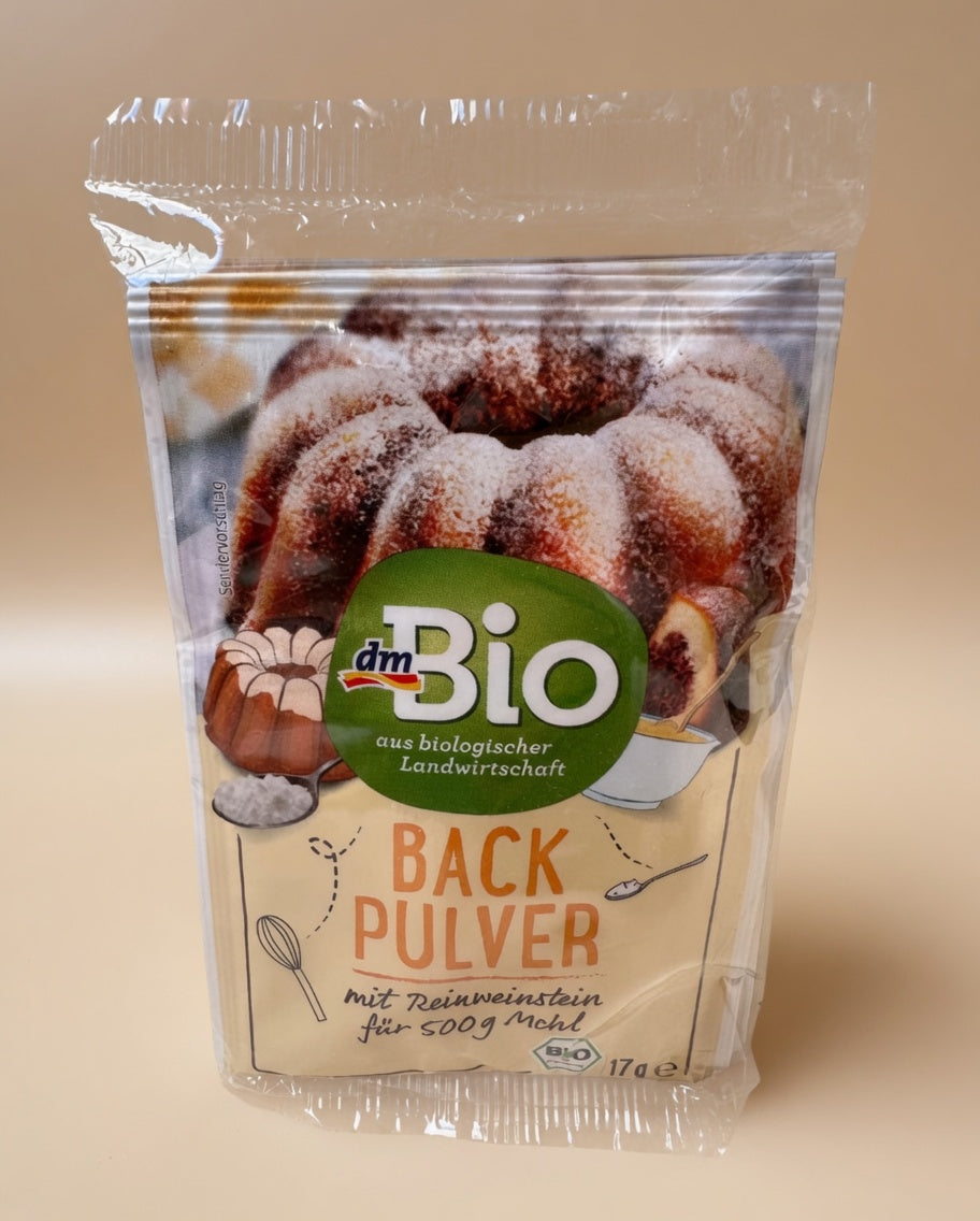 Levure Chimique Bio sans gluten 4 sachets de 17 g – الخميرة الكيميائية العضوية