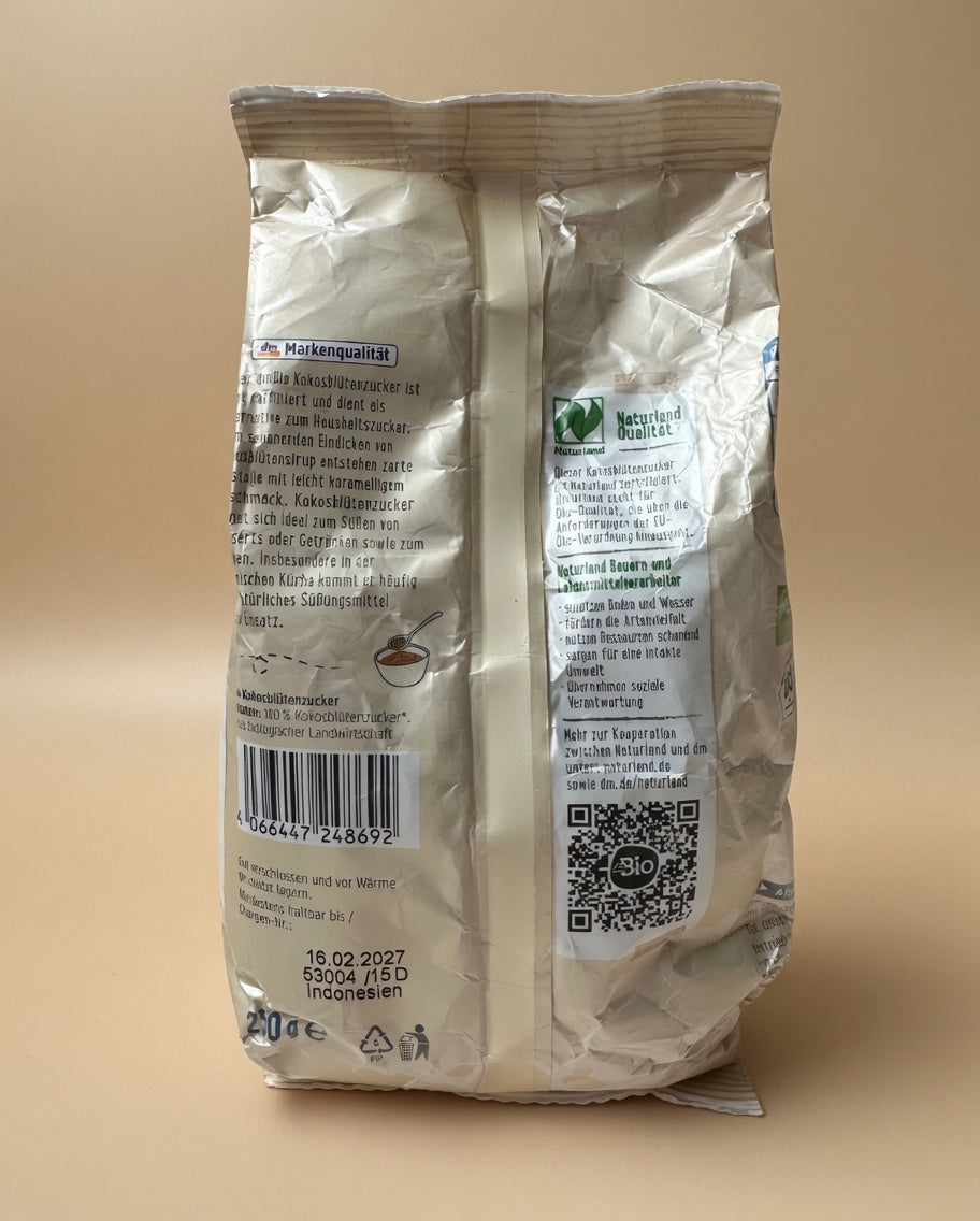 Sucre de Fleur de Coco Bio سكر زهرة جوز الهند العضوي